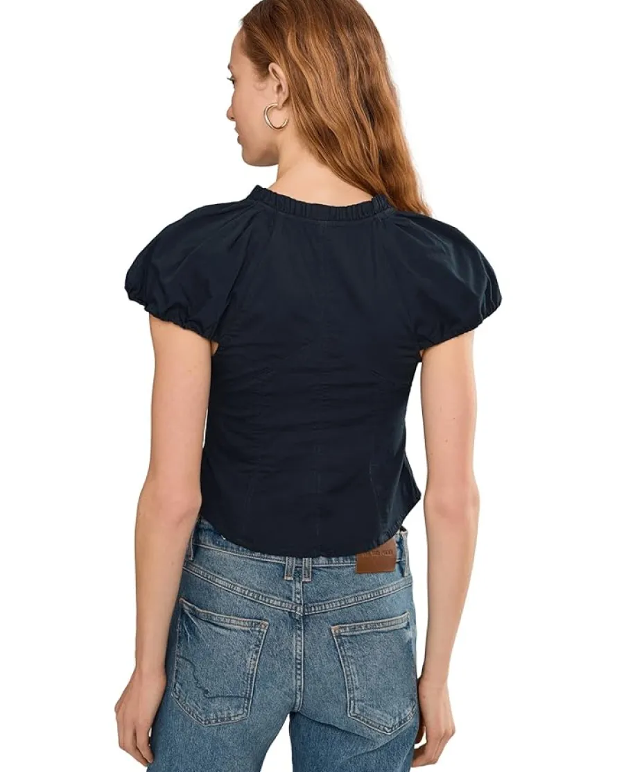 Free People Summer Short Sleeve Blouse Women's