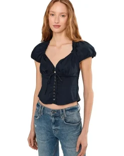 Free People Summer Short Sleeve Blouse Women's