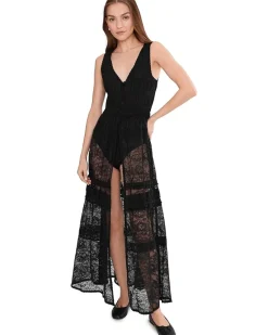 Free People Sweet Saloon Sleeveless Maxi Bodysuit Women's