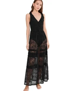 Free People Sweet Saloon Sleeveless Maxi Bodysuit Women's