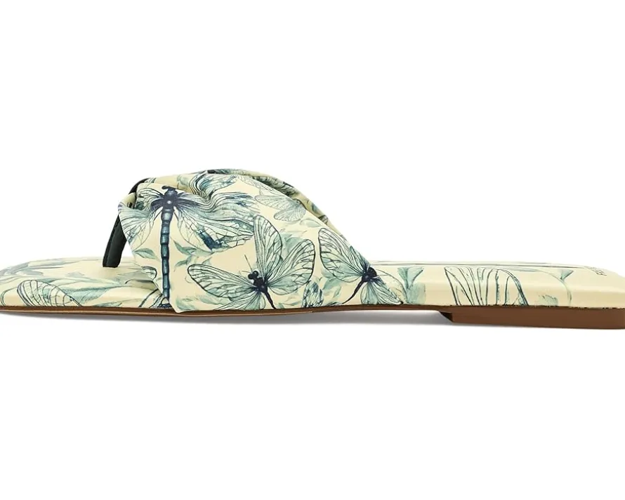 Free People Tia Ruched Printed Sandals Women's