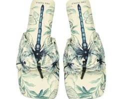 Free People Tia Ruched Printed Sandals Women's