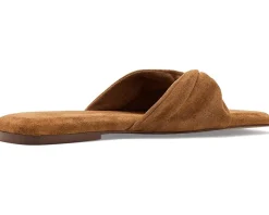 Free People Tia Ruched Vegan Suede Sandals Women's