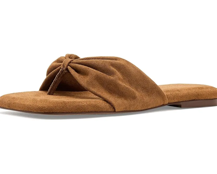 Free People Tia Ruched Vegan Suede Sandals Women's