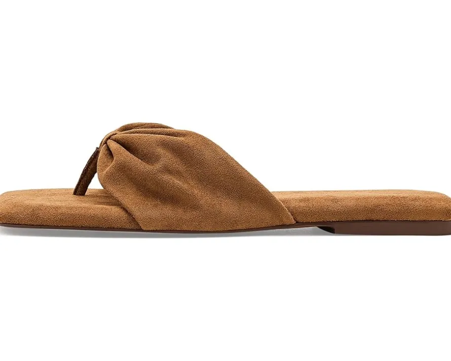 Free People Tia Ruched Vegan Suede Sandals Women's