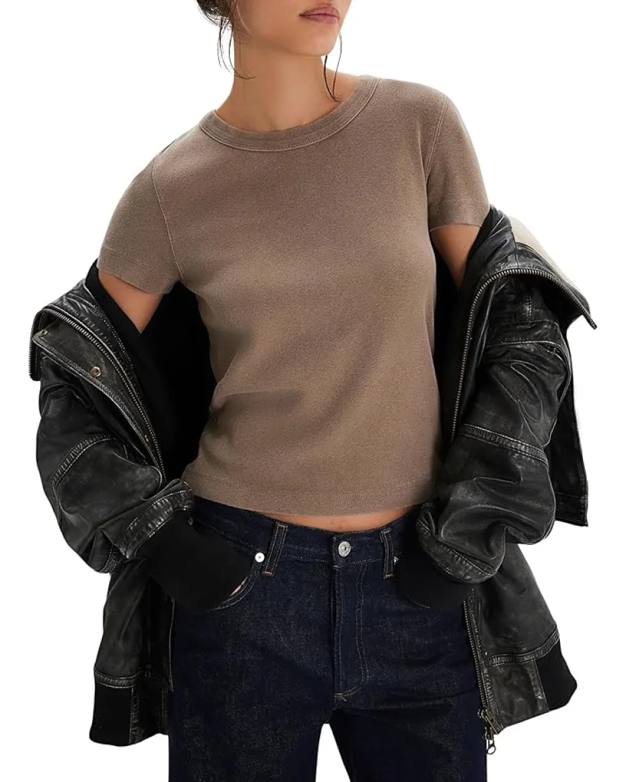 Free People We The Free Atlas Crew Tee Women's