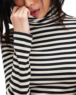 Free People We The Free Good Good Stripe Turtleneck Women's
