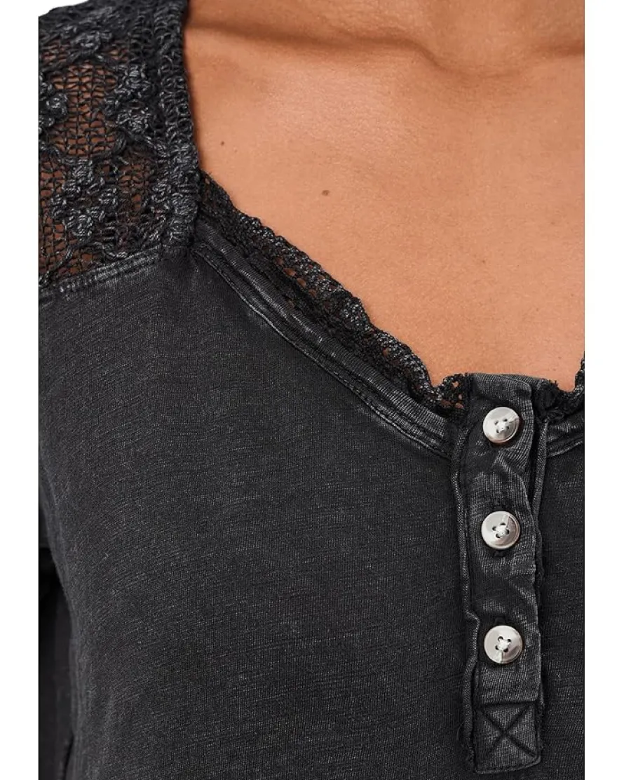 Free People We The Free Heirloom Henley Women's