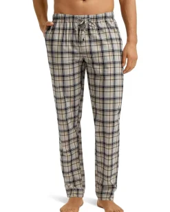 Hanro Flannel Cotton Drawstring Pajama Pants Men's