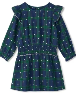 Hatley Kids Blackwatch Plaid Smocked Waist Dress (Toddler/Little Kid/Big Kid)