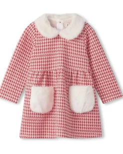 Hatley Kids Fur Trim Dress (Toddler)