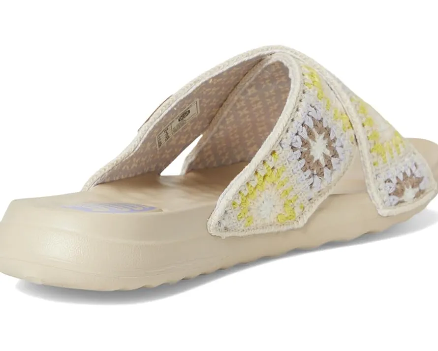 Hey Dude Christi Slide Cottage Crochet Women's