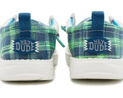 Hey Dude Kids Wally Funk Prep Plaid (Toddler)