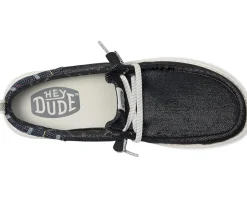 Hey Dude Wally Funk Striped Denim Men's