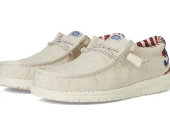 Hey Dude Wally Patriotic Slip-On Casual Shoes Unisex