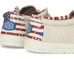 Hey Dude Wally Patriotic Slip-On Casual Shoes Unisex
