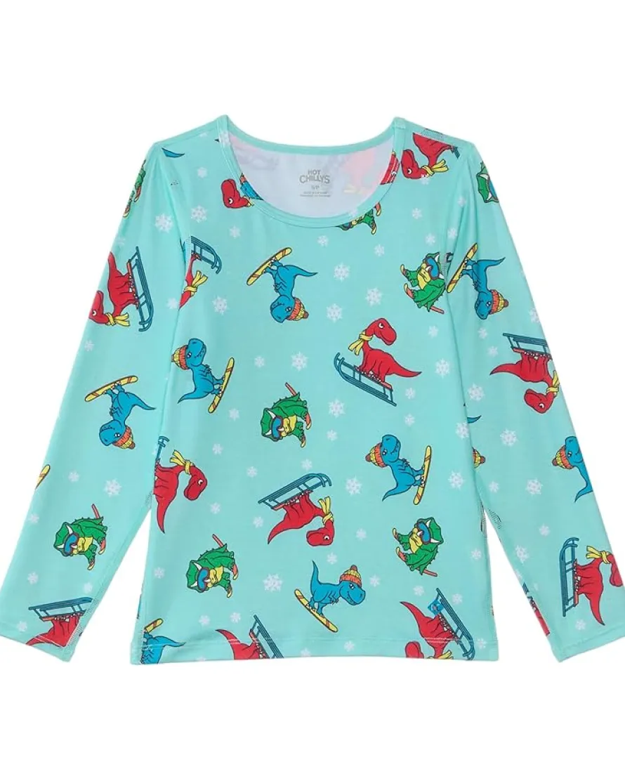 Hot Chillys Kids Originals Print Crew Neck (Toddler/Little Kids/Big Kids)