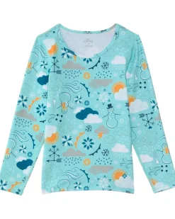 Hot Chillys Kids Originals Print Crew Neck (Toddler/Little Kids/Big Kids)