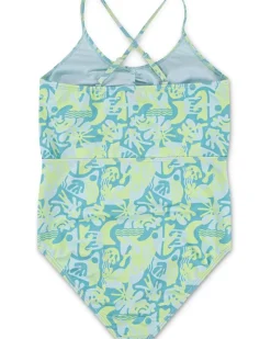 Hurley Kids Cutout One Piece Swimsuit (Big Kid)
