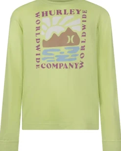 Hurley Kids Sunset Cutout Long Sleeve Tee (Big Kid)