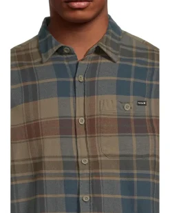 Hurley Portland Stretch Flannel Long Sleeve Men's