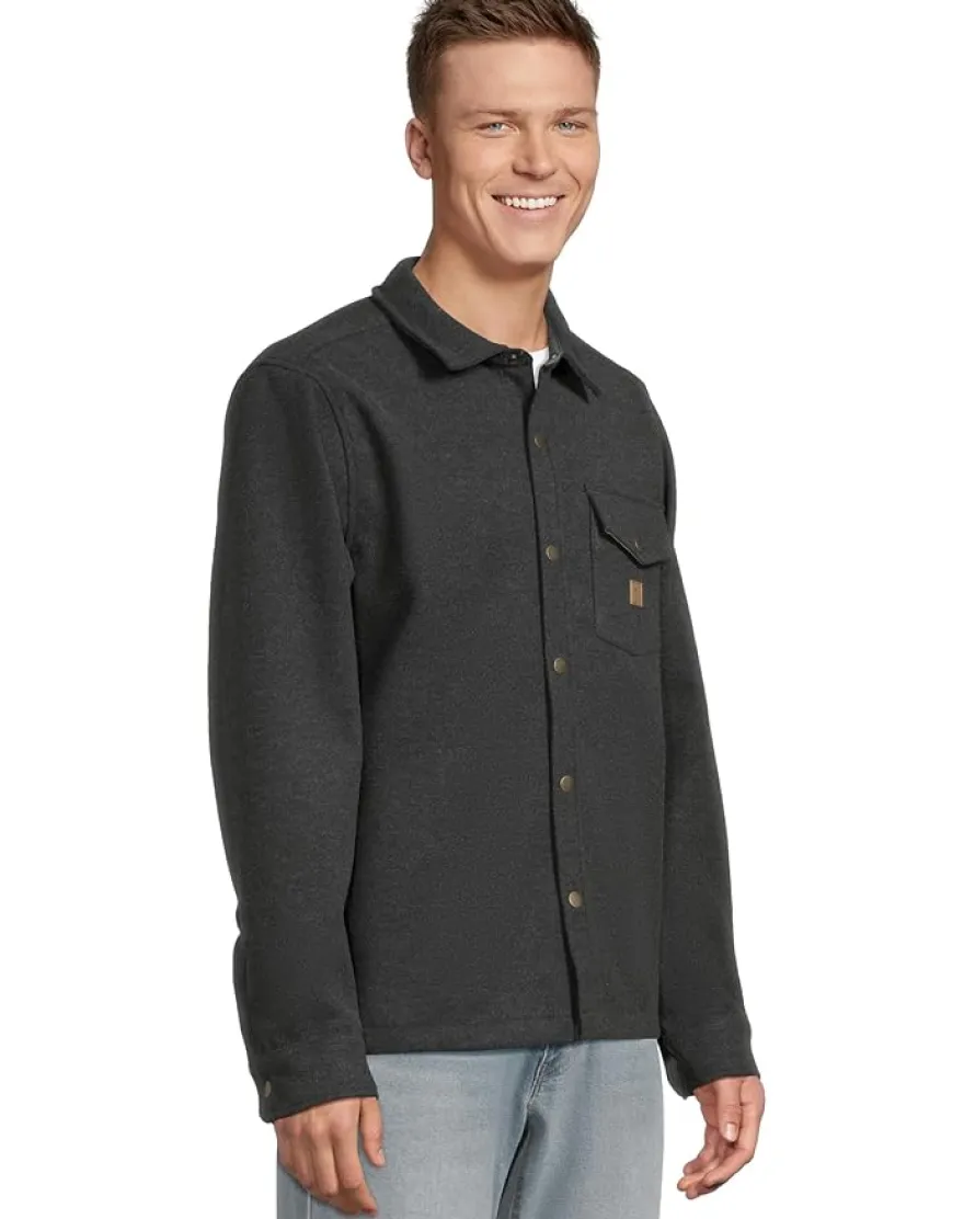 Hurley Santa Cruz Solid Flannel Long Sleeve Men's