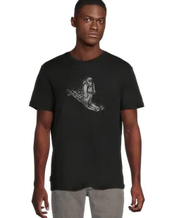 Icebreaker Merino 150 Tech Lite Short Sleeve Tee Skiing Yeti Men's