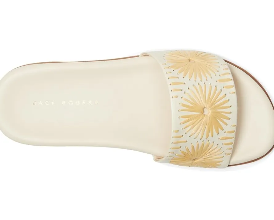 Jack Rogers Somerset Slide - Nappa/Raffia Women's