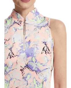 Jamie Sadock Crackle Print Sleeveless Top Women's