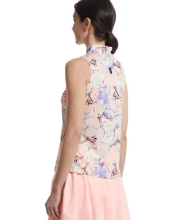 Jamie Sadock Crackle Print Sleeveless Top Women's
