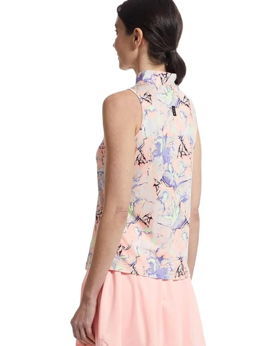 Jamie Sadock Crackle Print Sleeveless Top Women's