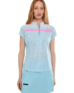 Jamie Sadock Graze Print Cap Sleeve Top Women's