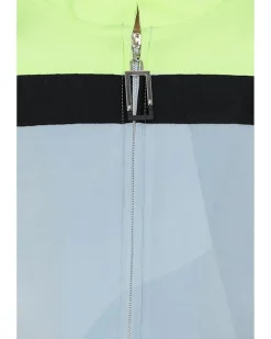 Jamie Sadock Mirror Zip Mock Sleeveless Color Block Women's
