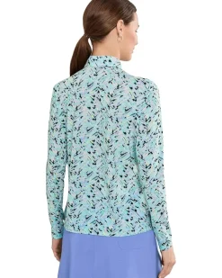 Jamie Sadock Sunsense Shattered Long Sleeve Quarter Zip Women's