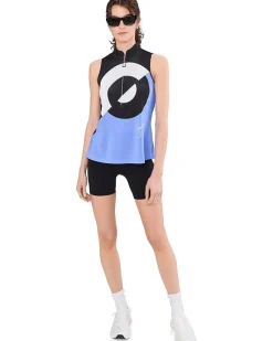 Jamie Sadock Vision Print Abstract Circle Sleeveless Women's