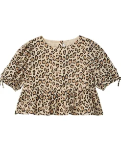 Janie and Jack Animal Print Blouse (Toddler/Little Kid/Big Kid)