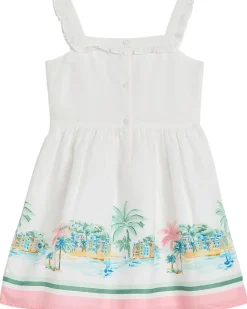 Janie and Jack Border Print Dress (Toddler/Little Kid/Big Kid)