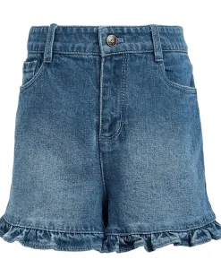 Janie and Jack Denim Ruffle Shorts (Toddler/Little Kid/Big Kid)