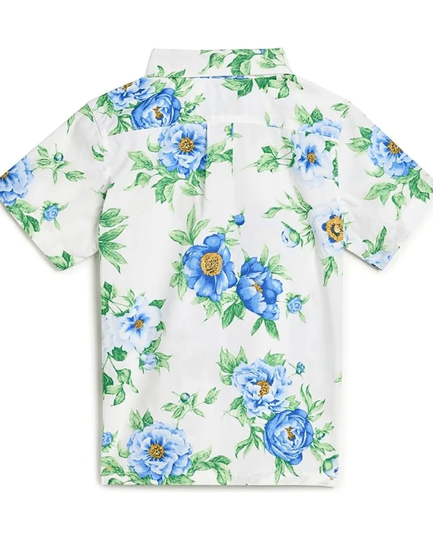 Janie and Jack Floral Button Down Shirt (Toddler/Little Kid/Big Kid)