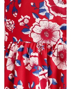 Janie and Jack Flutter Sleeve Floral Dress (Toddler/Little Kid/Big Kid)