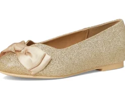 Janie and Jack Gold Bow Flats (Toddler/Little Kid/Big Kid)