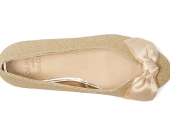 Janie and Jack Gold Bow Flats (Toddler/Little Kid/Big Kid)