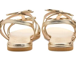 Janie and Jack Gold Bow Sandals (Toddler/Little Kid/Big Kid)