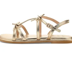 Janie and Jack Gold Bow Sandals (Toddler/Little Kid/Big Kid)
