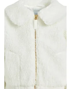 Janie and Jack Ivory Sherpa Jacket (Infant/Toddler/Little Kid/Big Kid)