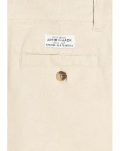 Janie and Jack Linen Flat Front Shorts (Toddler/Little Kids/Big Kids)