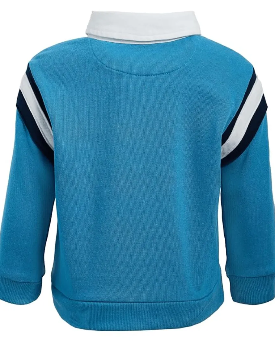 Janie and Jack Pieced Polo Sweatshirt (Infant)