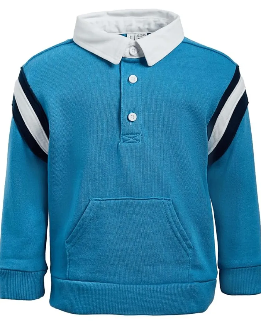 Janie and Jack Pieced Polo Sweatshirt (Infant)