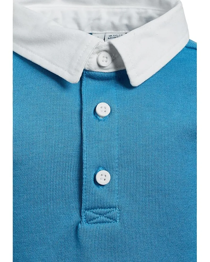 Janie and Jack Pieced Polo Sweatshirt (Infant)