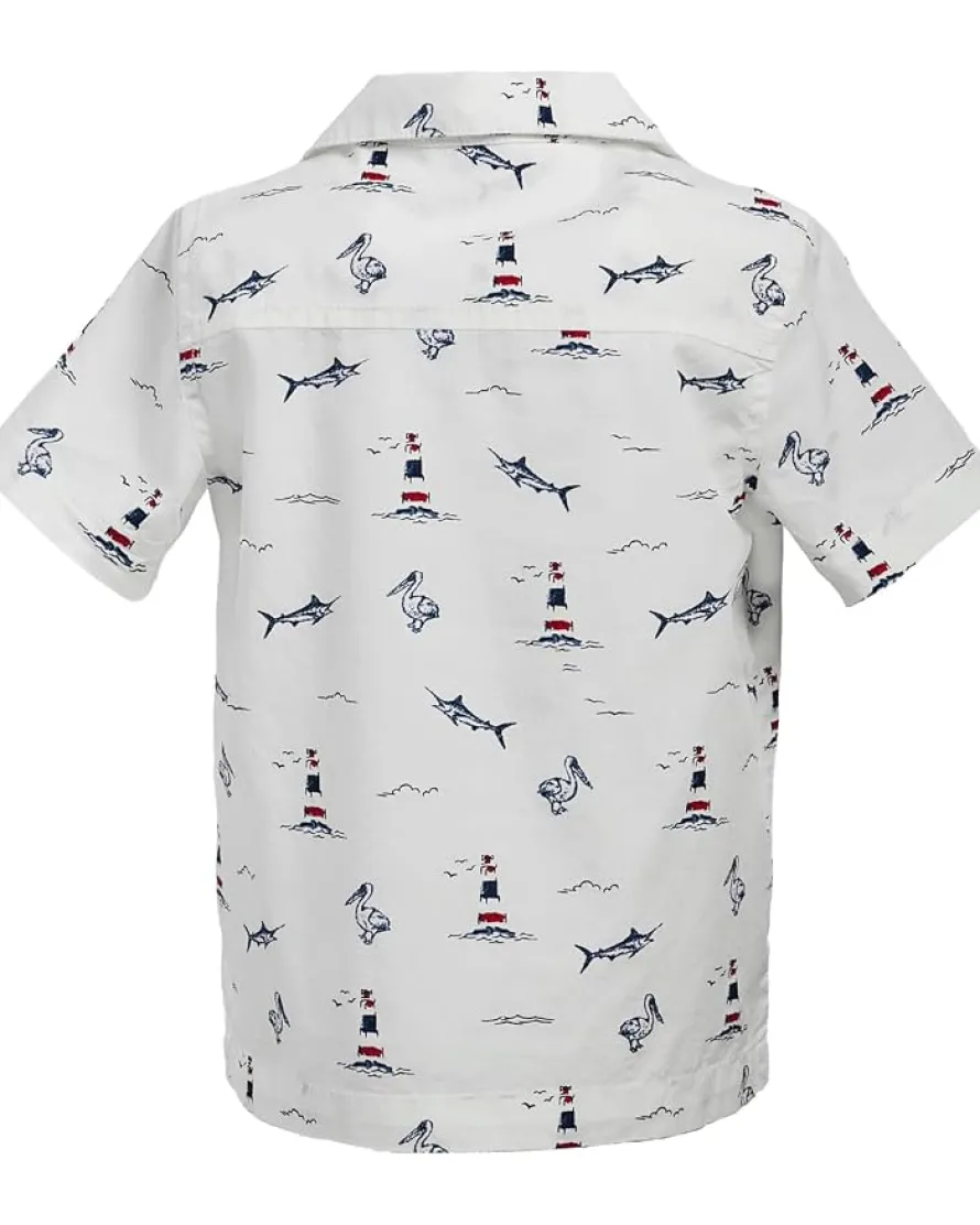 Janie and Jack Printed Woven Shirt (Infant)